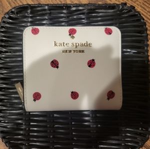 Kate Spade lady bug zip wallet